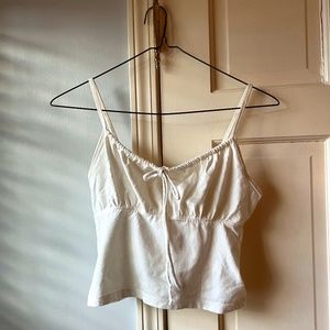 Urban Outfitters , Truly Madly Deeply, white cinched top